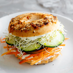 Veggie Sandwich on Everything Pagel