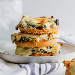 Toasted Spinach & Artichoke Pagel Melts